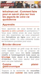 Mobile Screenshot of lethalman.net